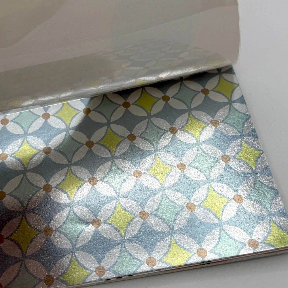 Momenta Family Ties Specialty Collection 12x12 Foil Paper Pad 18 Sheets Floral